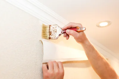 Pose de papier peint à Lusseray — revêtements muraux et toiles de verre